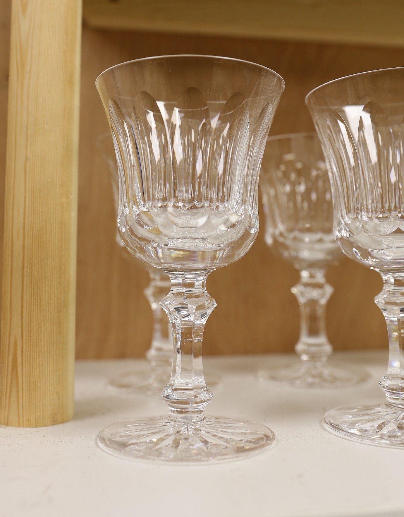 A suite of Waterford crystal drinking glasses